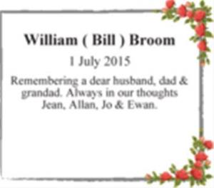 William ( Bill ) Broom